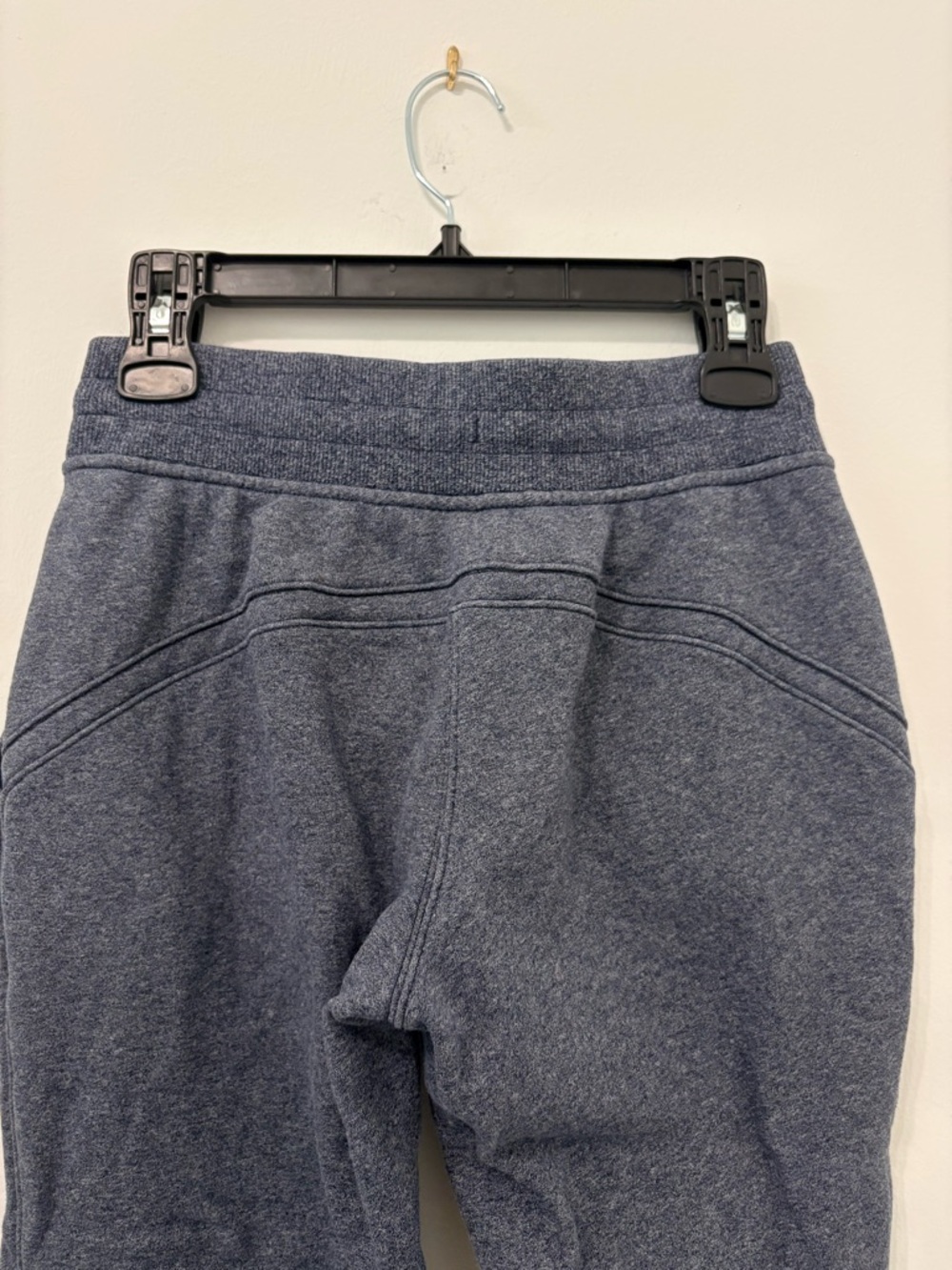 Lululemon Warm Down Jogger II Sz 4 Heathered Speckled True Navy EUC - Picture 5 of 8